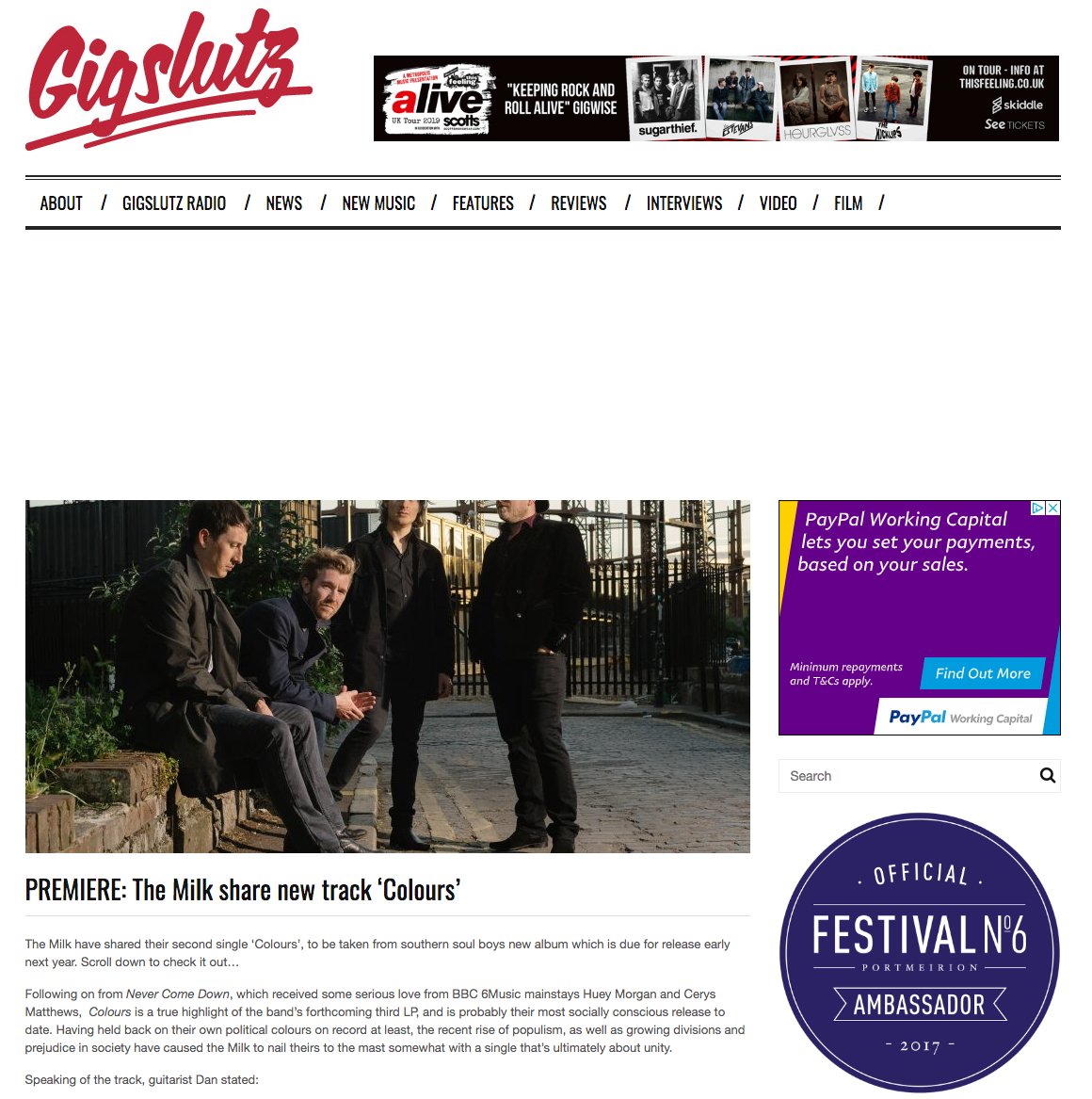 The Milk share new track ‘Colours’ - The Milk Official Site