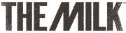the milk band logo in black