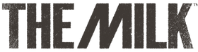the milk band logo in black