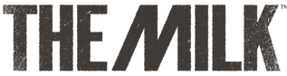 the milk band logo in black