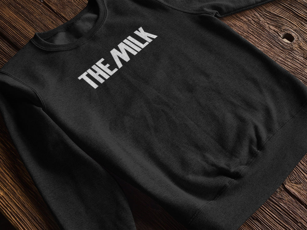 The Milk Official Sweatshirt Black - The Milk Official Site - T shirt