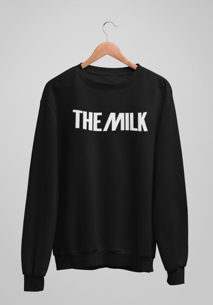 The Milk Official Sweatshirt Black - The Milk Official Site - T shirt