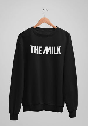 The Milk Official Sweatshirt Black - The Milk Official Site - T shirt